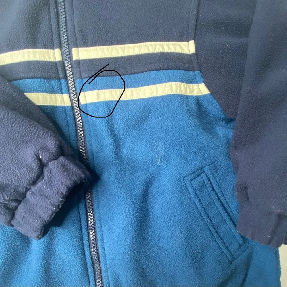 Kids Boys Hoodie Zipped Up Jacket Reversible Size 4